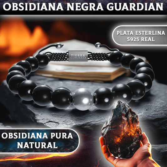 Pulsera Obsidiana Negra